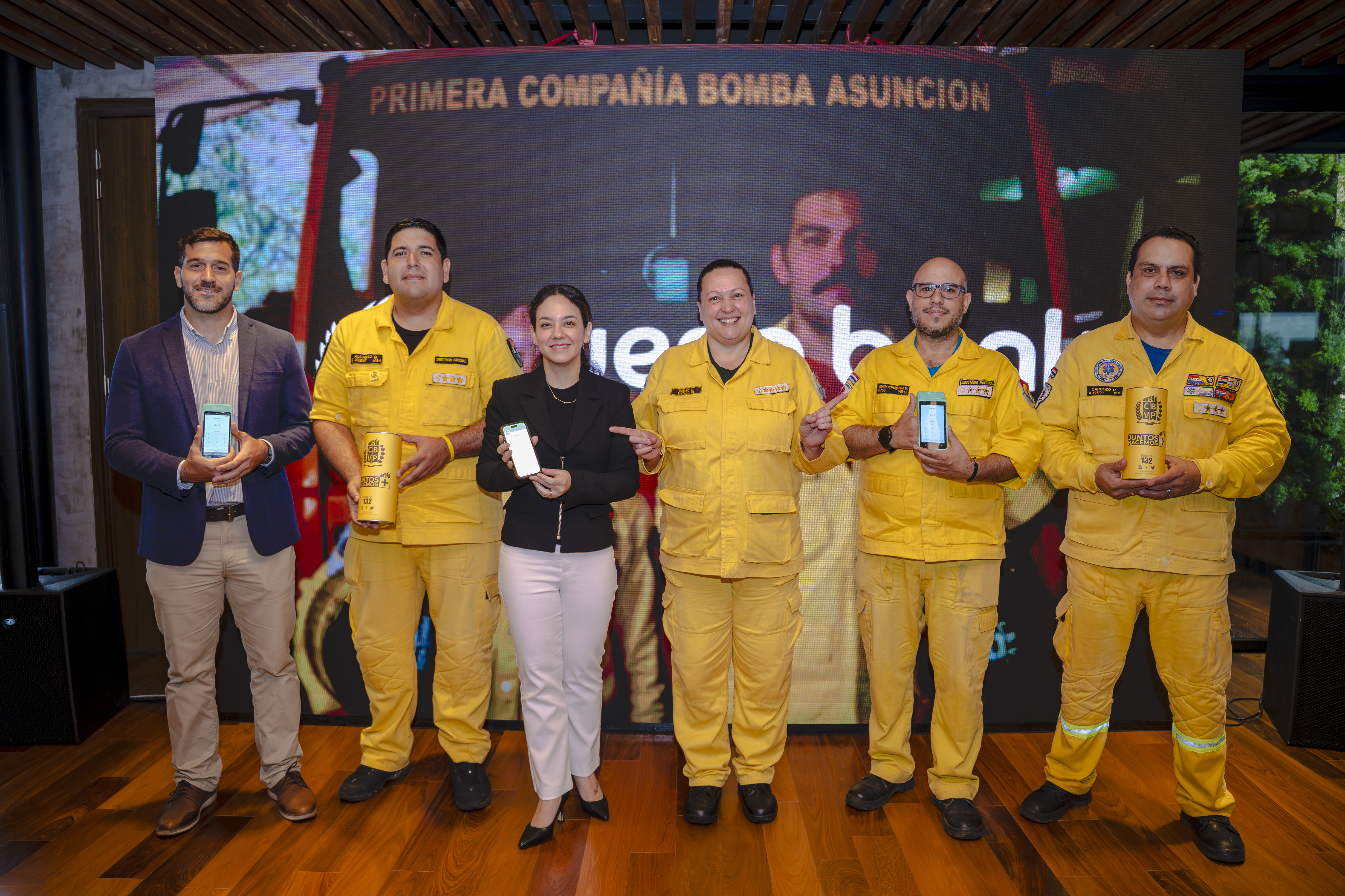 ueno bank becomes the official bank of the Volunteer Firefighters