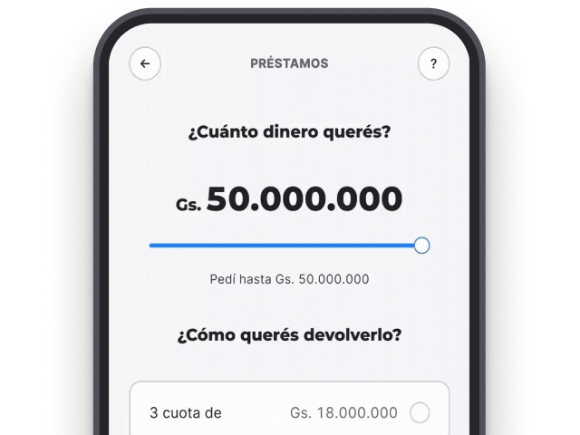 Confirmación de préstamo aprobado y acreditado en cuenta ueno bank